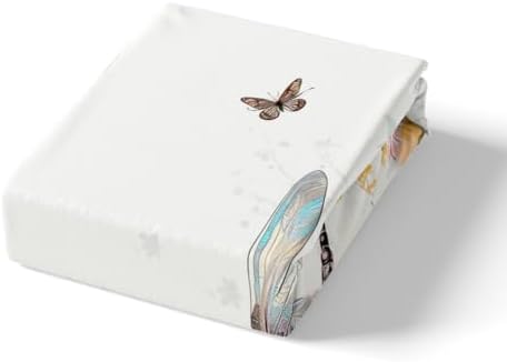 Castle Fairy Dragonfly Duvet Cover Set Queen Size 3Pcs 1