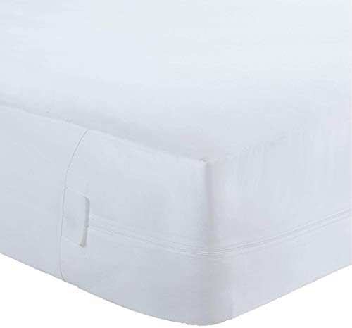 Bed Bug Blocker Hypoallergenic Box Spring Protector King White