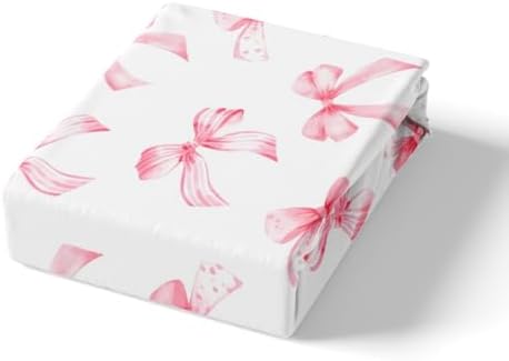 Feelyou Pink Bow Duvet Cover Set