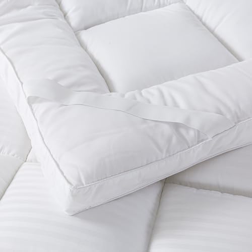 BEIVIG Extra Thick Plush Mattress Topper with Down Alternative Fill