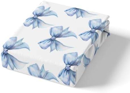Feelyou Girl Blue Bowknot Duvet Cover Set 1