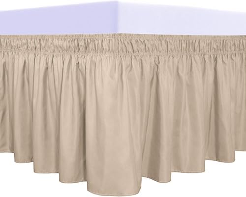 800 Thread Count 9 Inches Drop Bed Skirt with Dust Ruffles
