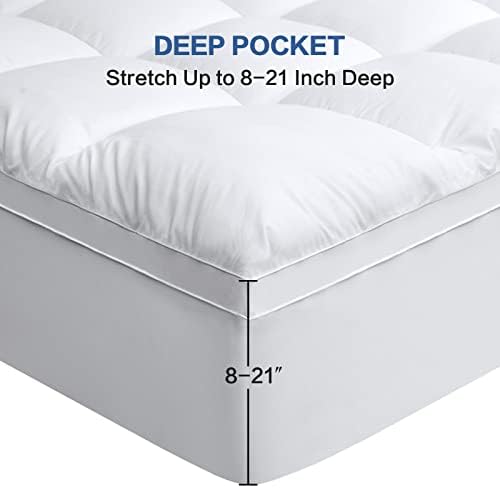 COHOME California King Mattress Topper Extra Thick Cooling Mattress Pad