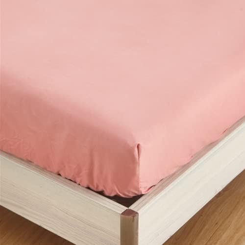 FCLDESHOP Sky Blue Mattress Pad Cover for King 198x203x35cm