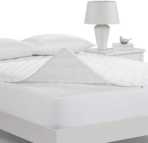Serta Protection Plus Cooling Mattress Pad Twin White