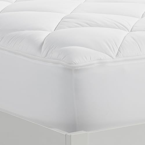 Serta Luxury Soft Mattress Pad Twin Size White