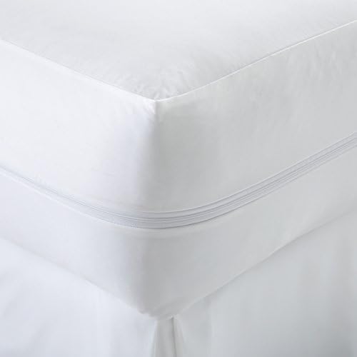 Simply Soft Bed Bug Mattress Protector Queen Size White