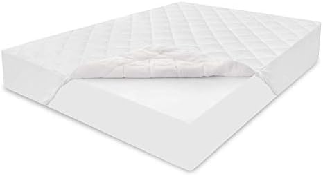 SensorPEDIC All Seasons Reversible Mattress Pad Twin White 1