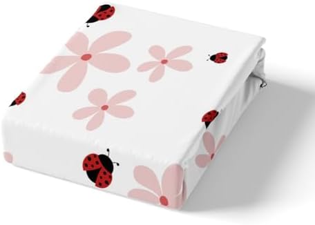 Castle Fairy Women Ladybug Duvet Cover Set Twin Size 2 Pieces