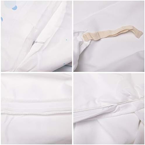 OComster California King Duvet Cover Set with 2 Pillowcases