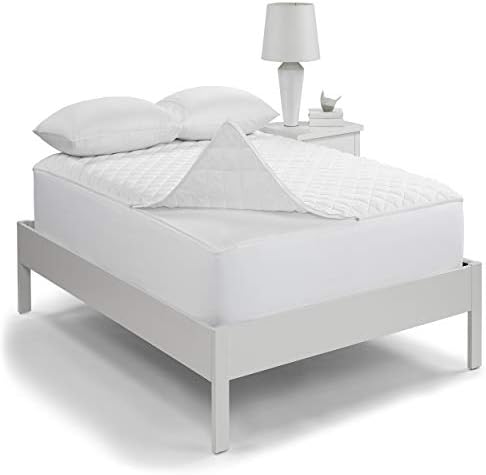 Serta Protection Plus Cooling Mattress Pad Twin White