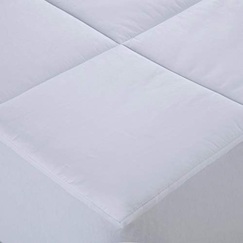 Cottonpure 500 Thread Count Mattress Pad California King White 1