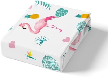 Feelyou Flamingo Duvet Cover Set Twin Size