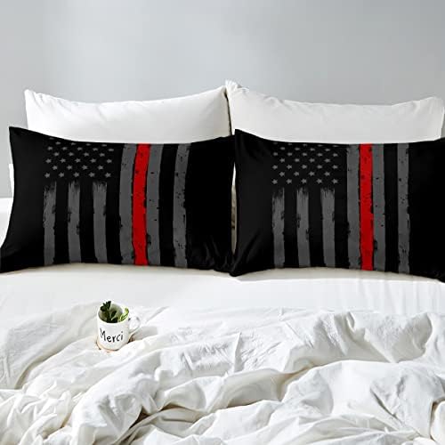 Erosebridal American Flag Duvet Cover Queen