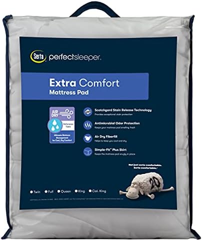 Serta Air Dry Mattress Pad - Cooling Breathable California King