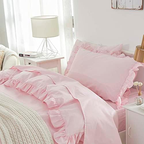 Brandream Kids Duvet Cover Set FullQueen Pink