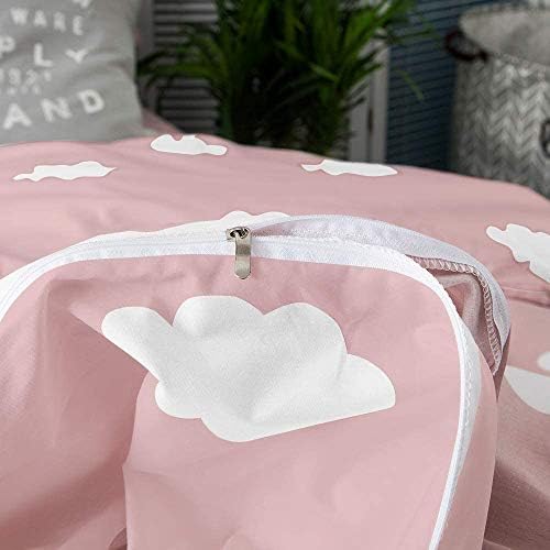 BuLuTu Cloud Print Kids Duvet Cover Set Twin 1
