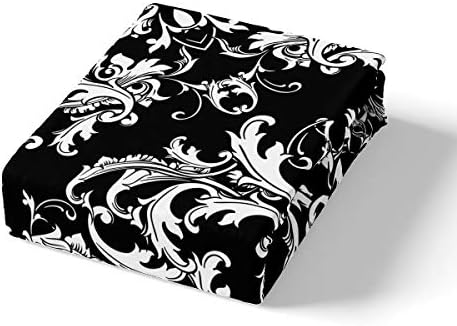 Feelyou Boho Damask Duvet Cover Set for Queen Size Bed