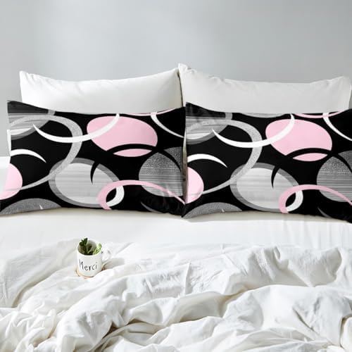 Feelyou Modern Geometric Duvet Cover Set