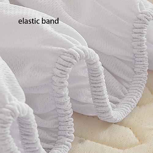 FCLDESHOP Cool Silk Latex Mattress Protector 1