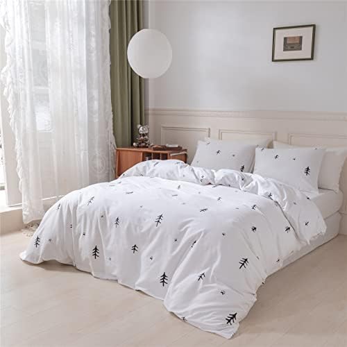 BuLuTu Kids Duvet Cover Set Queen 100 Cotton