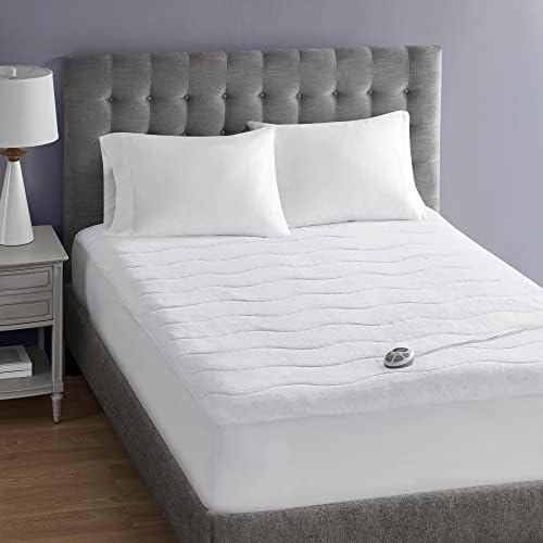 Serta Plush Heated Mattress Pad - 10 Heat Settings Auto Shut Off Twin XL
