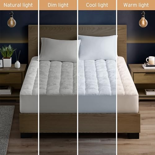 Intelligent Design Queen Mattress Pad - 3D Puff Down Alternative Fill