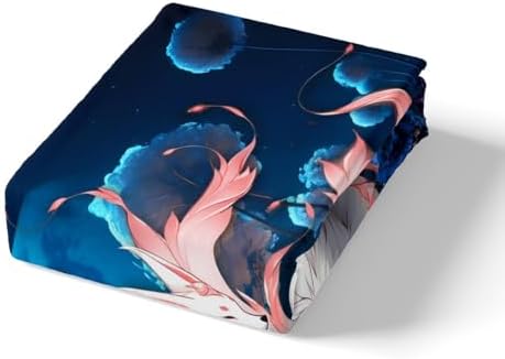 Feelyou Japanese Ukiyoe Floral Duvet Cover Set