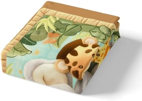 Feelyou Toddler Cartoon Animal Duvet Cover Set