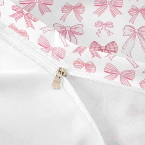 Manfei Bowknot Kids Duvet Cover Set Full Size