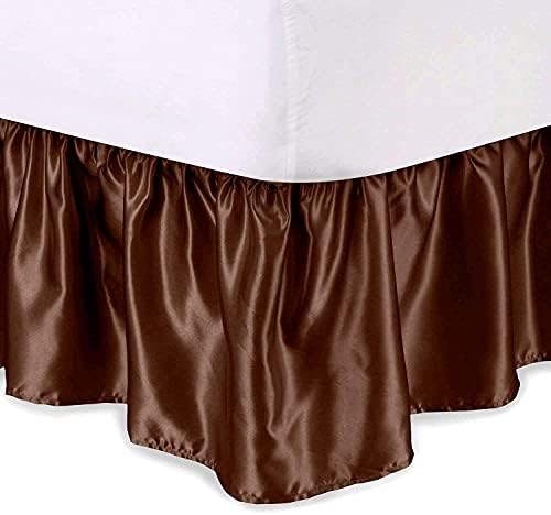 Good Night Bedding Ruffled Bed Skirt Twin Size 15 Inch Drop