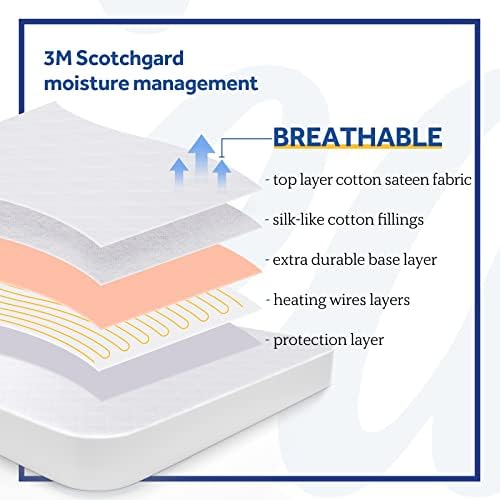 Sealy Heated Mattress Pad with 10 Heat Settings