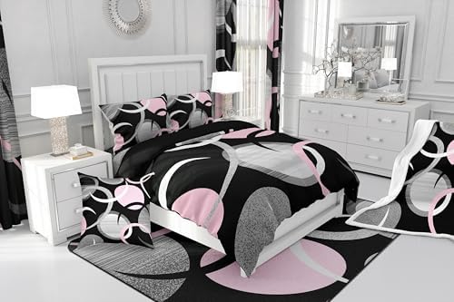 Feelyou Modern Geometric Duvet Cover Set