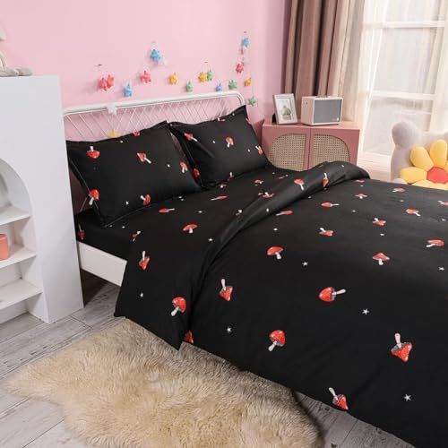 Erosebridal Cute Mushroom Duvet Cover Set 1