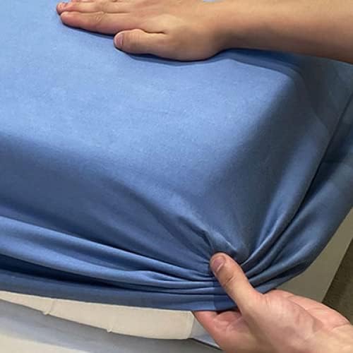 FCLDESHOP Cotton Mattress Protector Light Grey 150x200cm