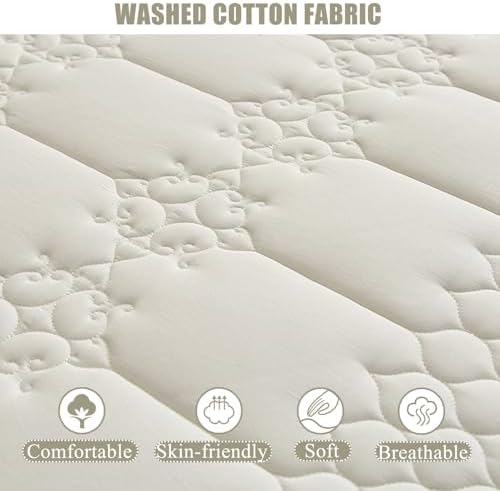 Pink Mattress Protector Pad with Elastic Band and Deep Pocket