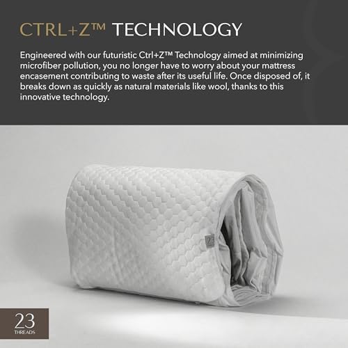 23 THREADS X162 Series Soft Plush Mattress Encasement