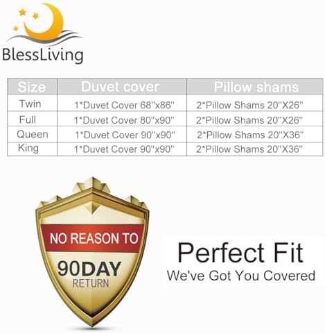 BlessLiving Rainbow 3D Duvet Cover Set Kids Full