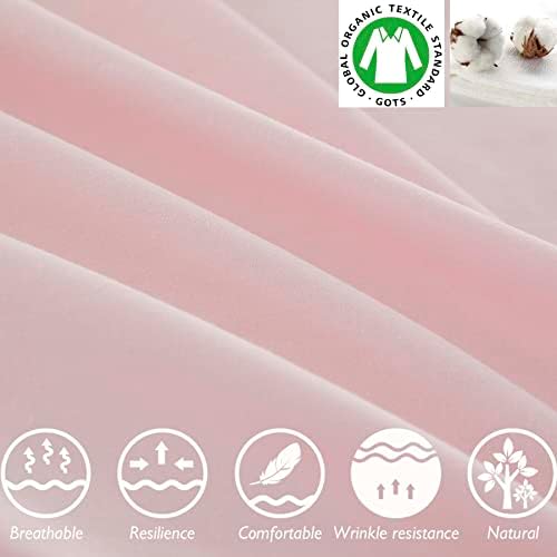 Brandream Kids Duvet Cover Set FullQueen Pink