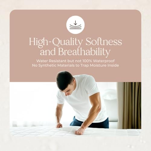 Whisper Organics Organic Mattress Pad Twin Size