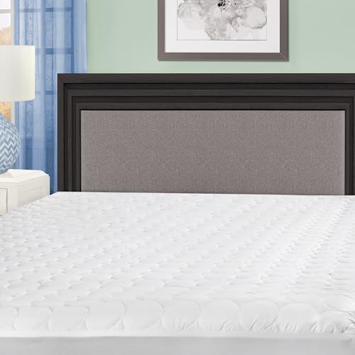 Superior Quilted Mattress Pad Protector Queen White