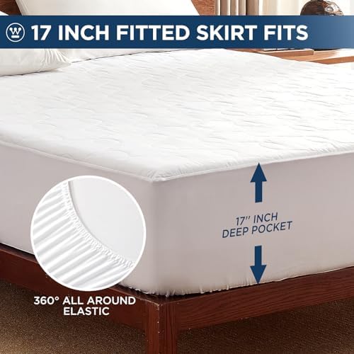 Westinghouse Heated Mattress Pad Cal King Size 10 Heat Settings