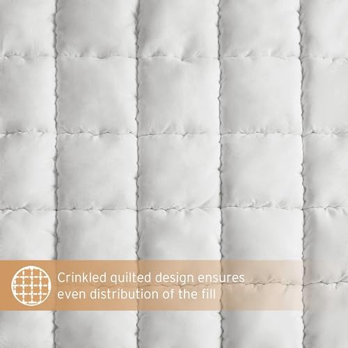 Intelligent Design Queen Mattress Pad - 3D Puff Down Alternative Fill