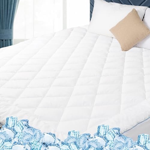 HOMTEC Full Mattress Pad Cooling Breathable