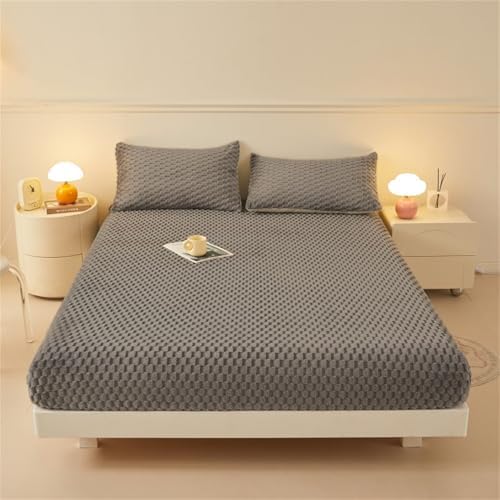 Velvet Mattress Protector with 11 Deep Pocket for Kids Bedroom