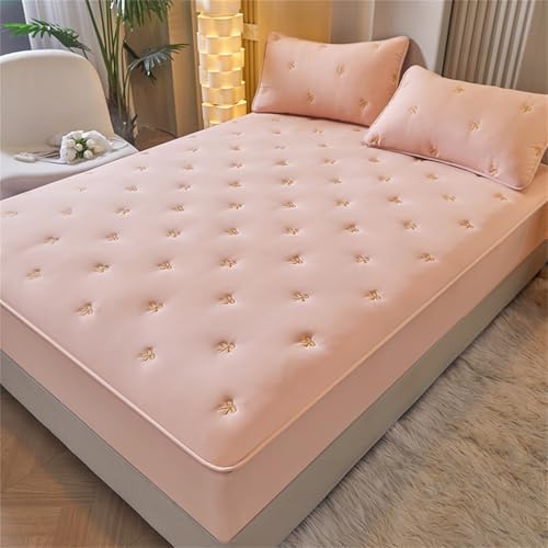 BYHIP Waterproof Mattress Protector with Deep Pocket and Pillowcases