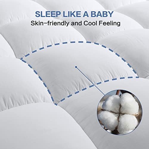 COHOME California King Mattress Topper Extra Thick Cooling Mattress Pad