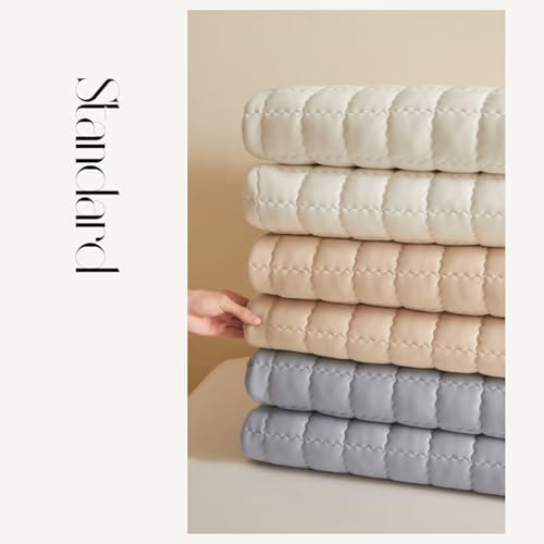 LDLCYCN Thin Mattress Protector with Elastic Band for Japanese Style Futon
