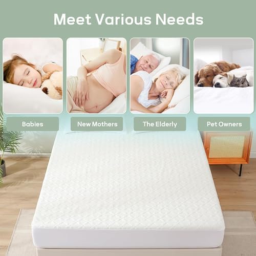 A2 Energy Waterproof Mattress Protector Twin XL 3D Breathable Cover