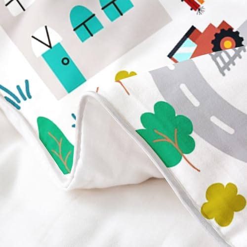 Erosebridal 100 Cotton Cartoon Cars Duvet Cover Set 1